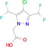[4-chloro-3,5-bis(difluoromethyl)-1H-pyrazol-1-yl]acetic acid