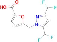 5-{[3,5-bis(difluoromethyl)-1H-pyrazol-1-yl]methyl}-2-furoic acid