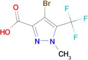 4-bromo-1-methyl-5-(trifluoromethyl)-1H-pyrazole-3-carboxylic acid