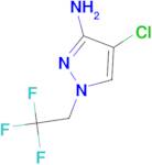 4-chloro-1-(2,2,2-trifluoroethyl)-1H-pyrazol-3-amine