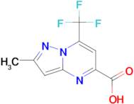 2-methyl-7-(trifluoromethyl)pyrazolo[1,5-a]pyrimidine-5-carboxylic acid