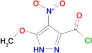 3-methoxy-4-nitro-1H-pyrazole-5-carbonyl chloride