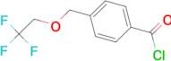 4-[(2,2,2-trifluoroethoxy)methyl]benzoyl chloride