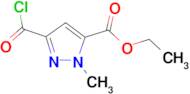 ethyl 3-(chlorocarbonyl)-1-methyl-1H-pyrazole-5-carboxylate