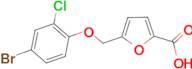 5-[(4-bromo-2-chlorophenoxy)methyl]-2-furoic acid