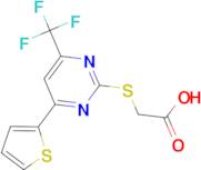 {[4-thien-2-yl-6-(trifluoromethyl)pyrimidin-2-yl]thio}acetic acid