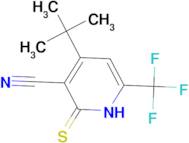 4-tert-butyl-2-mercapto-6-(trifluoromethyl)nicotinonitrile