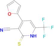 4-(2-furyl)-2-mercapto-6-(trifluoromethyl)nicotinonitrile