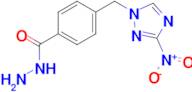 4-[(3-nitro-1H-1,2,4-triazol-1-yl)methyl]benzohydrazide