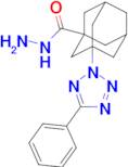 3-(5-phenyl-2H-tetraazol-2-yl)adamantane-1-carbohydrazide