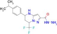 5-(4-isopropylphenyl)-7-(trifluoromethyl)-4,5,6,7-tetrahydropyrazolo[1,5-a]pyrimidine-2-carbohydra…