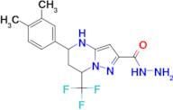 5-(3,4-dimethylphenyl)-7-(trifluoromethyl)-4,5,6,7-tetrahydropyrazolo[1,5-a]pyrimidine-2-carbohydr…