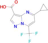 5-cyclopropyl-7-(trifluoromethyl)pyrazolo[1,5-a]pyrimidine-3-carboxylic acid