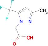 [3-methyl-5-(trifluoromethyl)-1H-pyrazol-1-yl]acetic acid