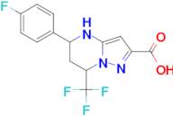 5-(4-fluorophenyl)-7-(trifluoromethyl)-4,5,6,7-tetrahydropyrazolo[1,5-a]pyrimidine-2-carboxylic ac…