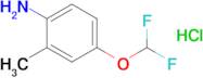 4-(difluoromethoxy)-2-methylaniline hydrochloride