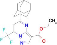ethyl 5-(1-adamantyl)-7-(trifluoromethyl)pyrazolo[1,5-a]pyrimidine-3-carboxylate