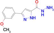 5-(3-methoxyphenyl)-1H-pyrazole-3-carbohydrazide