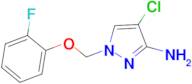 4-chloro-1-[(2-fluorophenoxy)methyl]-1H-pyrazol-3-amine