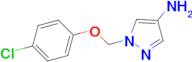 1-[(4-chlorophenoxy)methyl]-1H-pyrazol-4-amine