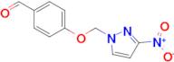 4-[(3-nitro-1H-pyrazol-1-yl)methoxy]benzaldehyde