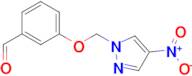 3-[(4-nitro-1H-pyrazol-1-yl)methoxy]benzaldehyde