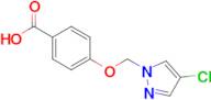 4-[(4-chloro-1H-pyrazol-1-yl)methoxy]benzoic acid