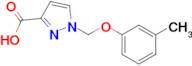 1-[(3-methylphenoxy)methyl]-1H-pyrazole-3-carboxylic acid