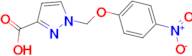 1-[(4-nitrophenoxy)methyl]-1H-pyrazole-3-carboxylic acid