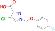 4-chloro-1-[(4-fluorophenoxy)methyl]-1H-pyrazole-3-carboxylic acid