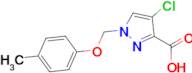 4-chloro-1-[(4-methylphenoxy)methyl]-1H-pyrazole-3-carboxylic acid