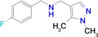 N-[(1,5-dimethyl-1H-pyrazol-4-yl)methyl]-N-(4-fluorobenzyl)amine