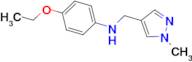 N-(4-ethoxyphenyl)-N-[(1-methyl-1H-pyrazol-4-yl)methyl]amine