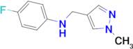 N-(4-fluorophenyl)-N-[(1-methyl-1H-pyrazol-4-yl)methyl]amine