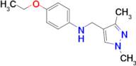 N-[(1,3-dimethyl-1H-pyrazol-4-yl)methyl]-N-(4-ethoxyphenyl)amine