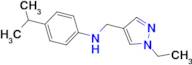 N-[(1-ethyl-1H-pyrazol-4-yl)methyl]-N-(4-isopropylphenyl)amine