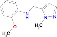 N-(2-methoxyphenyl)-N-[(1-methyl-1H-pyrazol-5-yl)methyl]amine