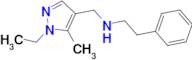 N-[(1-ethyl-5-methyl-1H-pyrazol-4-yl)methyl]-N-(2-phenylethyl)amine