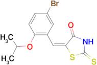 (5E)-5-(5-bromo-2-isopropoxybenzylidene)-2-mercapto-1,3-thiazol-4(5H)-one