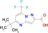 5-tert-butyl-7-(trifluoromethyl)pyrazolo[1,5-a]pyrimidine-2-carboxylic acid