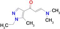 (2Z)-3-(dimethylamino)-1-(1-ethyl-5-methyl-1H-pyrazol-4-yl)prop-2-en-1-one