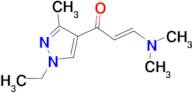 (2Z)-3-(dimethylamino)-1-(1-ethyl-3-methyl-1H-pyrazol-4-yl)prop-2-en-1-one