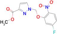 methyl 1-[(5-fluoro-2-nitrophenoxy)methyl]-1H-pyrazole-3-carboxylate