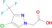 [4-chloro-3-(trifluoromethyl)-1H-pyrazol-1-yl]acetic acid