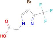 [4-bromo-3-(trifluoromethyl)-1H-pyrazol-1-yl]acetic acid