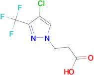 3-[4-chloro-3-(trifluoromethyl)-1H-pyrazol-1-yl]propanoic acid