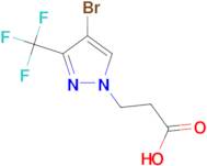 3-[4-bromo-3-(trifluoromethyl)-1H-pyrazol-1-yl]propanoic acid