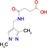 4-{[(1,3-dimethyl-1H-pyrazol-4-yl)methyl]amino}-4-oxobutanoic acid