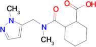 2-({methyl[(1-methyl-1H-pyrazol-5-yl)methyl]amino}carbonyl)cyclohexanecarboxylic acid