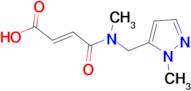(2E)-4-{methyl[(1-methyl-1H-pyrazol-5-yl)methyl]amino}-4-oxobut-2-enoic acid